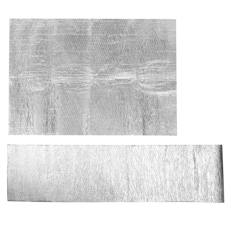 100cm*150cm alumínium motorháztető motor autó hővédő fólia hőpajzs szigetelő motorháztető hangtompító védőfólia szőnyeg