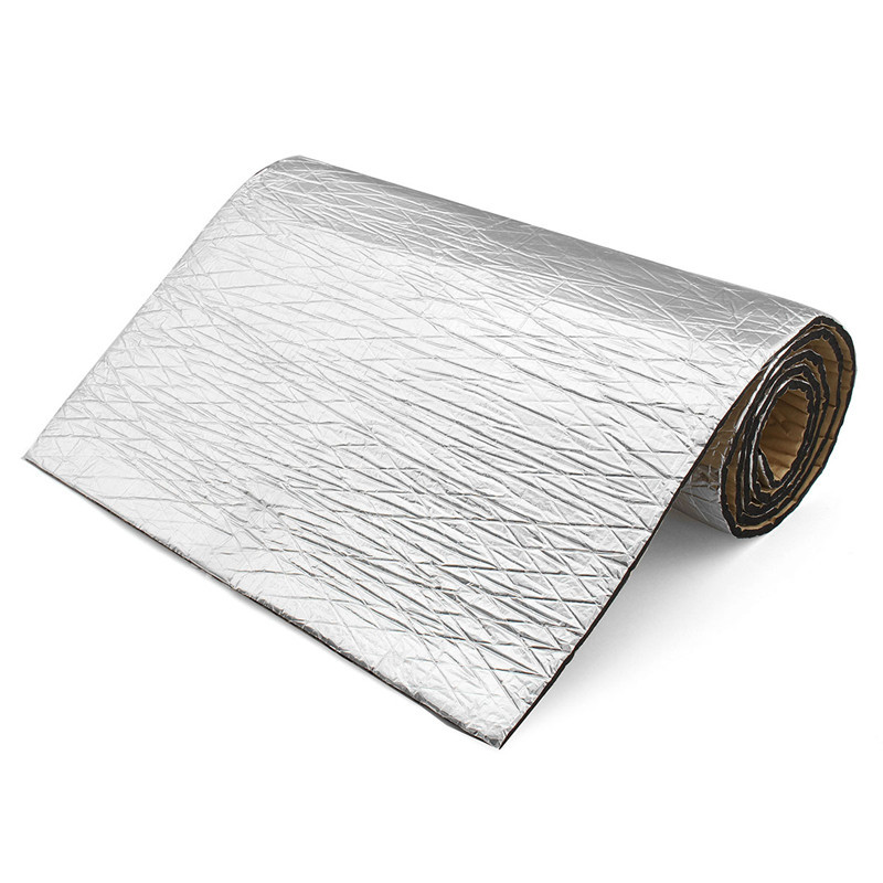 100cm*150cm alumínium motorháztető motor autó hővédő fólia hőpajzs szigetelő motorháztető hangtompító védőfólia szőnyeg