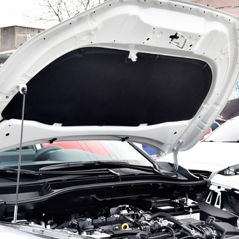 Преден капак на двигателя Звукова топлоизолация Памучна подложка за Toyota Corolla Cross 2020-2022 Алуминиево фолио / материал от пяна Капак на мат