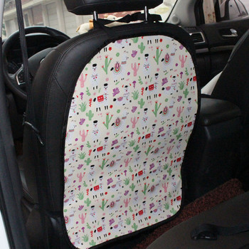 Πλάτη καθίσματος αυτοκινήτου Αντι-παιχνιδιάρικα χαλάκια Χρώμα Παιδικό λουλουδένιο αντι-βρώμικο μαξιλαράκι Εσωτερικό αυτοκινήτου για Διατήρηση Καθαρής Διακόσμησης αυτοκινήτου