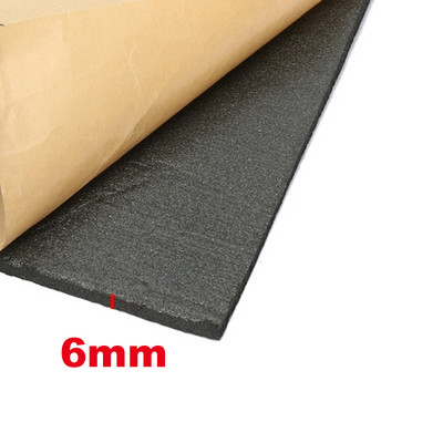 100cmx50cm 3mm/6mm/10mm autó hangszigetelés tompító autó teherautó zajcsillapító hangszigetelés pamut hő zárt cellás hab öntapadó