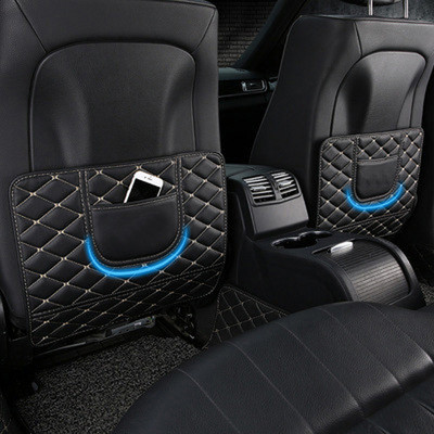 Автомобилна подложка против замърсяване за Tesla Model 3 Y Облегалка на задната седалка Детски подложки против ритници Защитно покритие Аксесоари за интериора на автомобила 2018-2022 г.