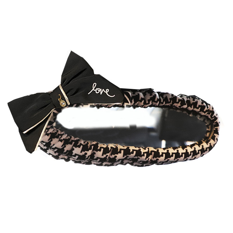 Armas Knitting Lover Bowknot Auto sisemine peegli kate Palus auto sisemus tahavaate peegli korpuse kaunistustarvikud naistele