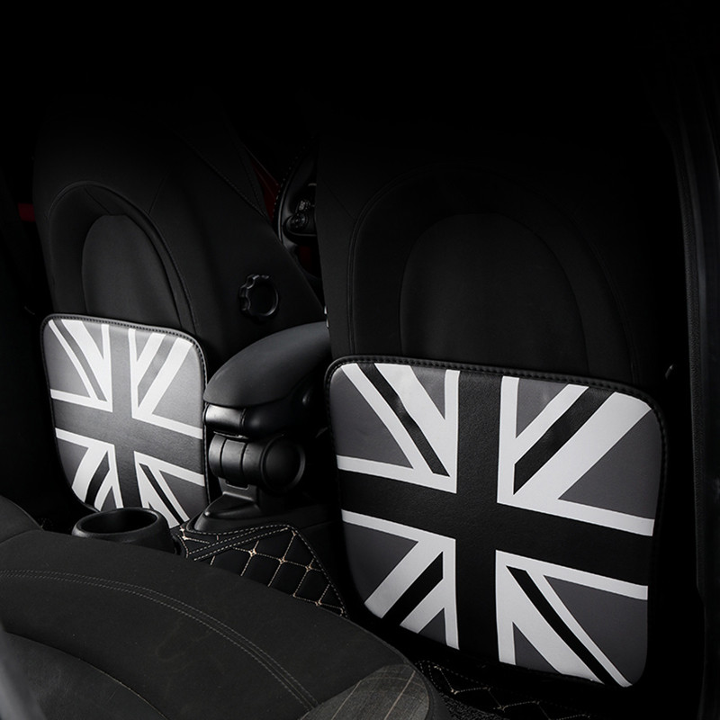 2 buc. steagul britanic scaun auto tampon anti-murdărie copil covoraș anti-lovitură pentru BMW Mini ONE COOPER S F54 F55 F56 F60 R55 R56 R60 R61