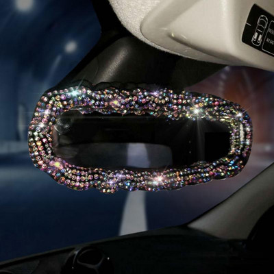 Капак за огледало за обратно виждане за кола Bling Автомобилно огледало за обратно виждане Стилен протектор Огледало за обратно виждане за кола Готино покритие за декорация