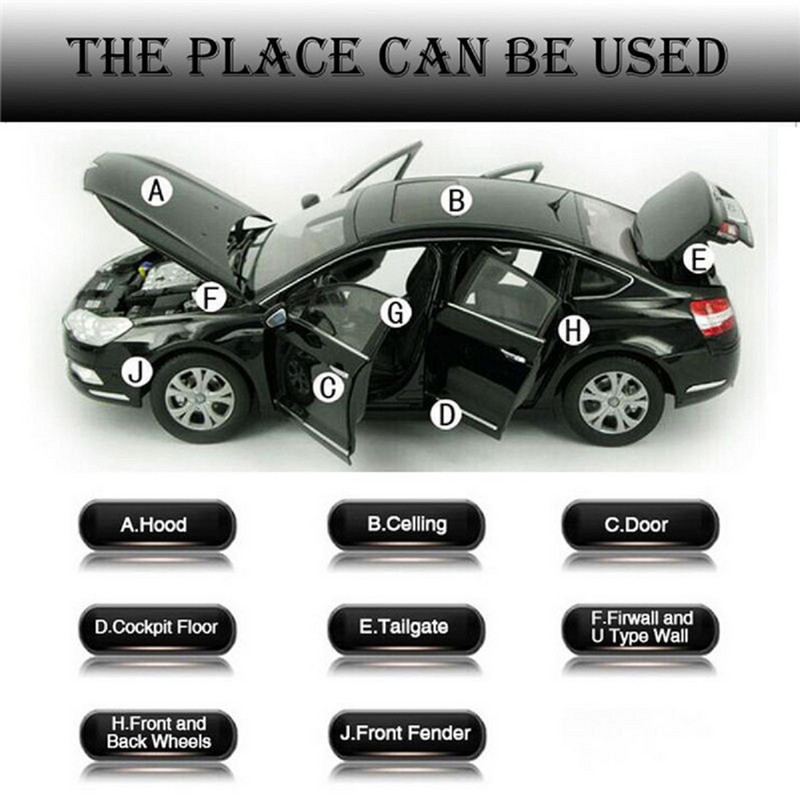 automobilio garsas, karštas, slopinantis kilimėlis triukšmui nepralaidus gaubto izoliacija, slopinanti variklio užkarda karščio putų medvilnės lipdukas