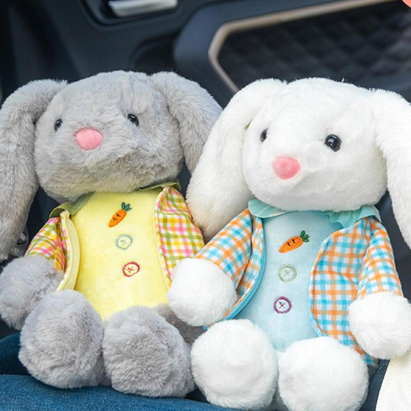 Puha plüss papírzsebkendő tartó autóhoz Aranyos állat, autós akasztótasak, papírzsebkendő tároló tálcatartó autós otthonhoz