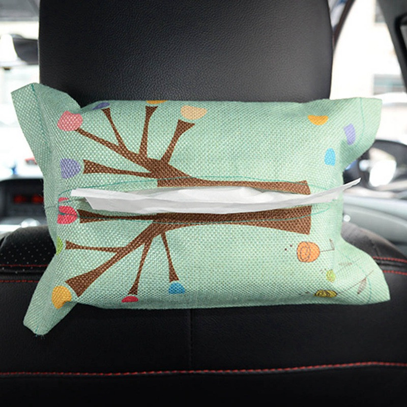 C 1vnt Juokingas mielas animacinis filmukas nugara kabantis konteineris servetėlių maišelis automobilinis audinių laikiklis dėklas maišelis audinių dėžutės dangteliai laikiklio dėžutė