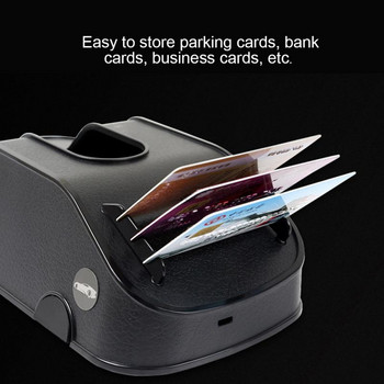 Δημιουργικό πολυλειτουργικό μοντέλο αυτοκινήτου κουτί χαρτομάντιλου κινητού τηλεφώνου Θήκη καρτών Κλιπ αποθήκευσης Κουτί εσωτερικών αξεσουάρ αυτοκινήτου