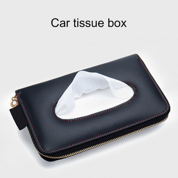 Κρεμαστό κουτί Χάρτινο Δοχείο Auto Car Sun Visor Tissue Storage θήκη Αξεσουάρ