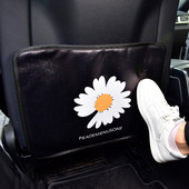 Flower Automotive Scaun din spate Apărător de lovitură pentru copii Protejează din piele Scaun de mașină Protecție pentru spate Daisy Cartoon Rezistent la zgârieturi