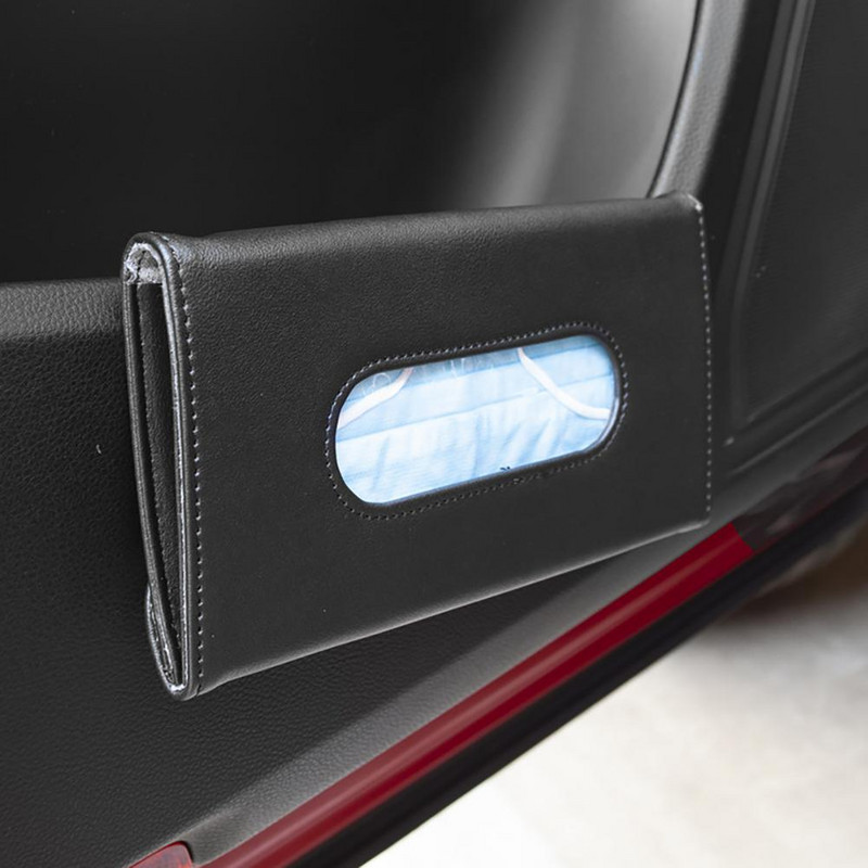 Naudingas vandeniui atsparus, dėvėjimuisi atsparus universalus automobilinis servetėlių dozatorius, skirtas automobilinio skydelio audinių dozatoriaus skydelio audinių laikikliui