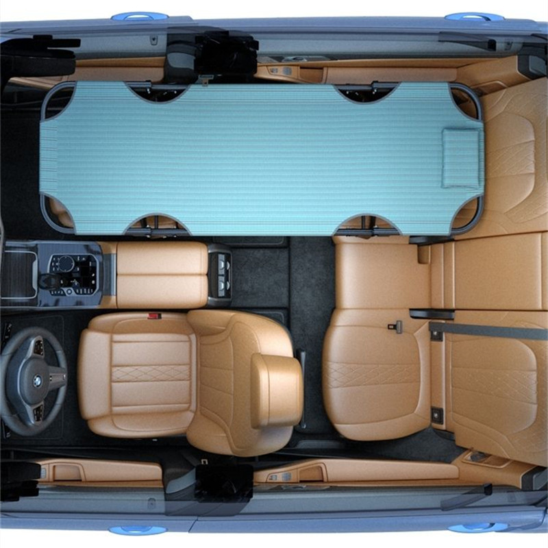 Sulankstoma, kad būtų lengva nešiotis ir pastatyti lova, tinkanti įvairiems scenarijams su visureigiu lauke