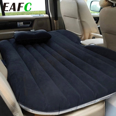 EAFC Автомобилен надуваем матрак за пътуване Универсален за задна седалка Многофункционален диван Възглавница Външна къмпинг постелка Възглавница