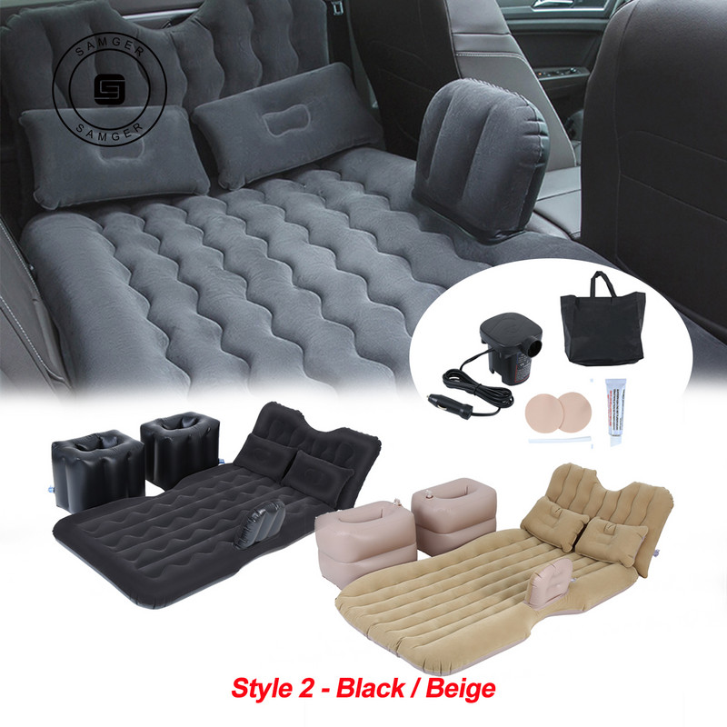 Samger auto krevet na napuhavanje stražnje sjedalo zračni madrac zračni krevet za odmor spavanje putovanje kampiranje kauč jastuk na napuhavanje s električnom pumpom