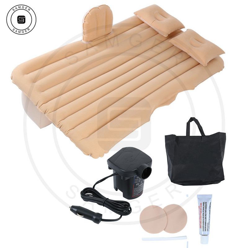 Samger auto krevet na napuhavanje stražnje sjedalo zračni madrac zračni krevet za odmor spavanje putovanje kampiranje kauč jastuk na napuhavanje s električnom pumpom