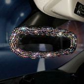 Bling Crystal autós hátsó tükörborítás belső kiegészítők univerzális gyémánt strasszos autós tükör dekoráció stílus