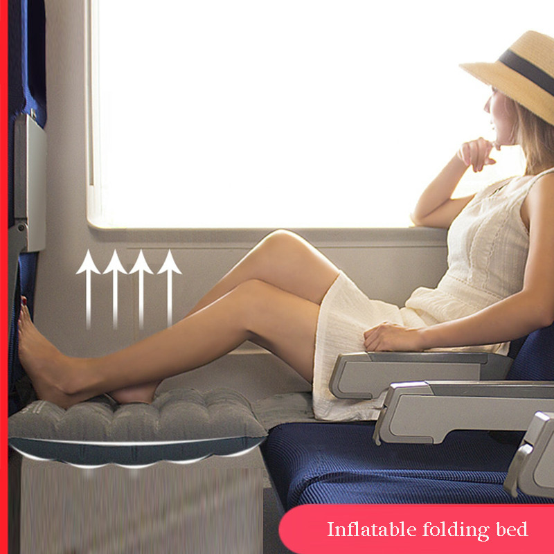 Φουσκωτά στρώματα αέρα κρεβατιού Camp Air Πίσω πτυσσόμενο κρεβάτι ύπνου Πάρτε ένα αεροπλάνο μεγάλων αποστάσεων Ανταλλακτικά ταξιδιού τρένου υψηλής ταχύτητας