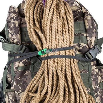 Φορτίο 200cm 125kg Ανθεκτικό Nylon Cargo Ιμάντας ζώνης βλεφαρίδων αποσκευών με πόρπη κάμερας Κιτ ταξιδιού Camping Luggage Dropshipping