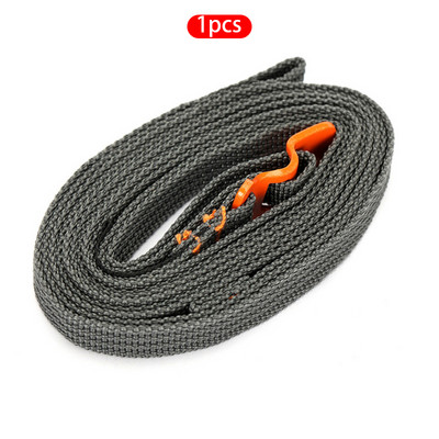 200 CM apkrova 125 kg Patvarus nailoninis surišamas bagažo diržas su blakstienomis