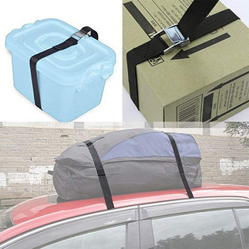 Опаковка от 10 или 1 ремъци за завързване Цинк сплав Регулируема катарама Пакет за фиксиране на багаж (63,5 cm x 2,5 cm)
