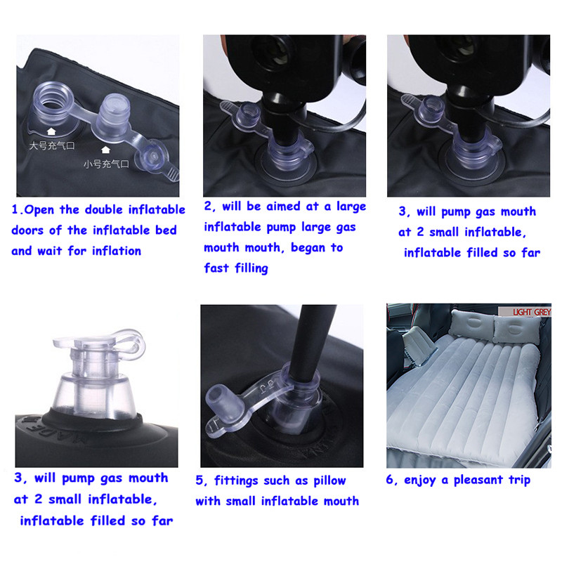 Madrac na napuhavanje Zračni krevet Odmor za spavanje Auto SUV Putni krevet Univerzalno autosjedalo Krevet Multifunkcionalno za kampiranje na otvorenom Plaža