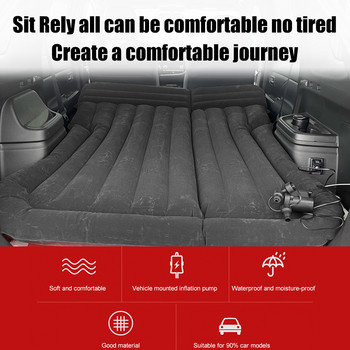 Φουσκωτό κρεβάτι για αυτοοδήγηση Κάμπινγκ Είδη ταξιδιού Φουσκωτό στρώμα αυτοκινήτου Πολυλειτουργικό SUV στρώμα αέρα αυτοκινήτου Φουσκωτό κρεβάτι