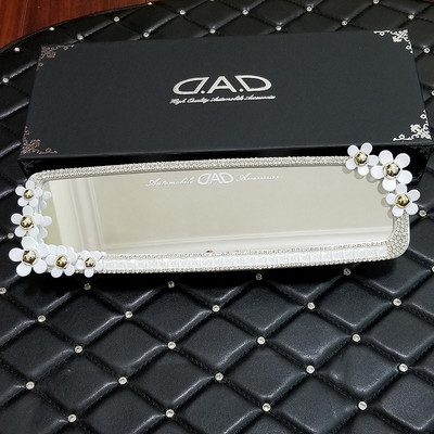 Капак за задно огледало на кола Диамантена рамка Пеперуда Връзка Интериорна декорация на кола