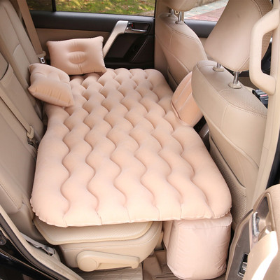 Car Inflatable Travel Mattress Bed Universal Back Seat Multifunctional Sofa Pillow Outdoor Camping Cushion