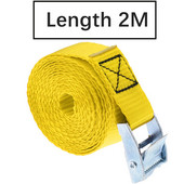 2M dugi remen za vezivanje s kopčom od nehrđajućeg čelika za krovne nosače, dasku za surfanje, kajak, kanu, vezivanje za teret u automobilu - razne boje