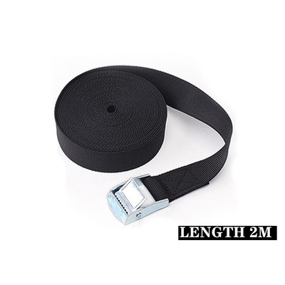 2M dugi remen za vezivanje s kopčom od nehrđajućeg čelika za krovne nosače, dasku za surfanje, kajak, kanu, vezivanje za teret u automobilu - razne boje