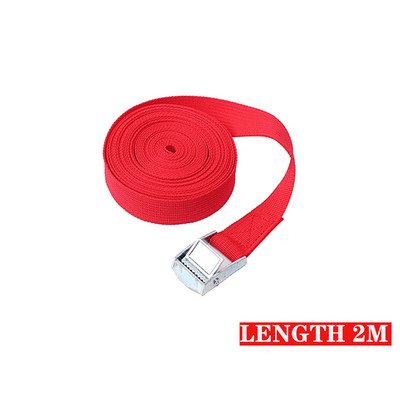2M dugi remen za vezivanje s kopčom od nehrđajućeg čelika za krovne nosače, dasku za surfanje, kajak, kanu, vezivanje za teret u automobilu - razne boje