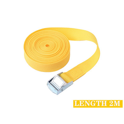2M dugi remen za vezivanje s kopčom od nehrđajućeg čelika za krovne nosače, dasku za surfanje, kajak, kanu, vezivanje za teret u automobilu - razne boje