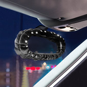 Navlaka za retrovizor za unutrašnjost automobila Plišani auto retrovizor Dekoracija od umjetnog kamena Dodaci za stiliziranje automobila za žene Djevojke