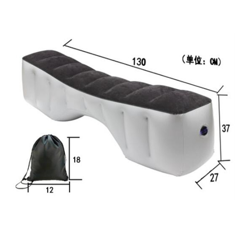 Heaqun 130*27*33cm felfújható autós ágymatrac kemping kültéri háttámla Tartós autópárna autós utazáshoz légágytartozékok