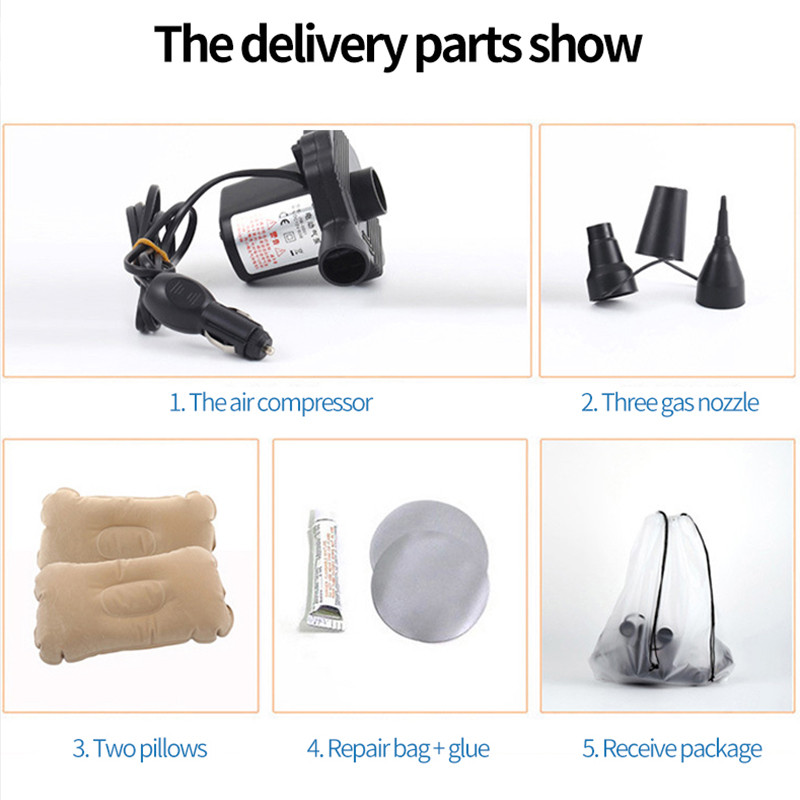 Madrac na napuhavanje Zračni krevet Odmor za spavanje Auto SUV Putni krevet Univerzalno autosjedalo Krevet Multifunkcionalni za kampiranje na otvorenom Plaža