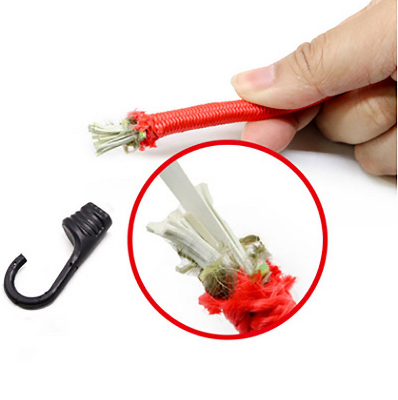 1 buc. Cordon elastic elastic Curele pentru bagaje Cârlige de frânghie Cravată elastică în aer liber