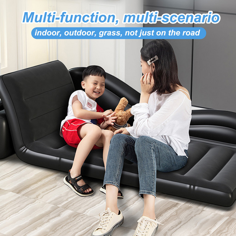 Automobilski zračni madrac na napuhavanje u stražnjem redu Podloga za spavanje za putovanje u automobilu Krevet za putovanje u automobilu Vanjska prostirka za kampiranje Automobil Iatable Krevet Dodaci za automobil