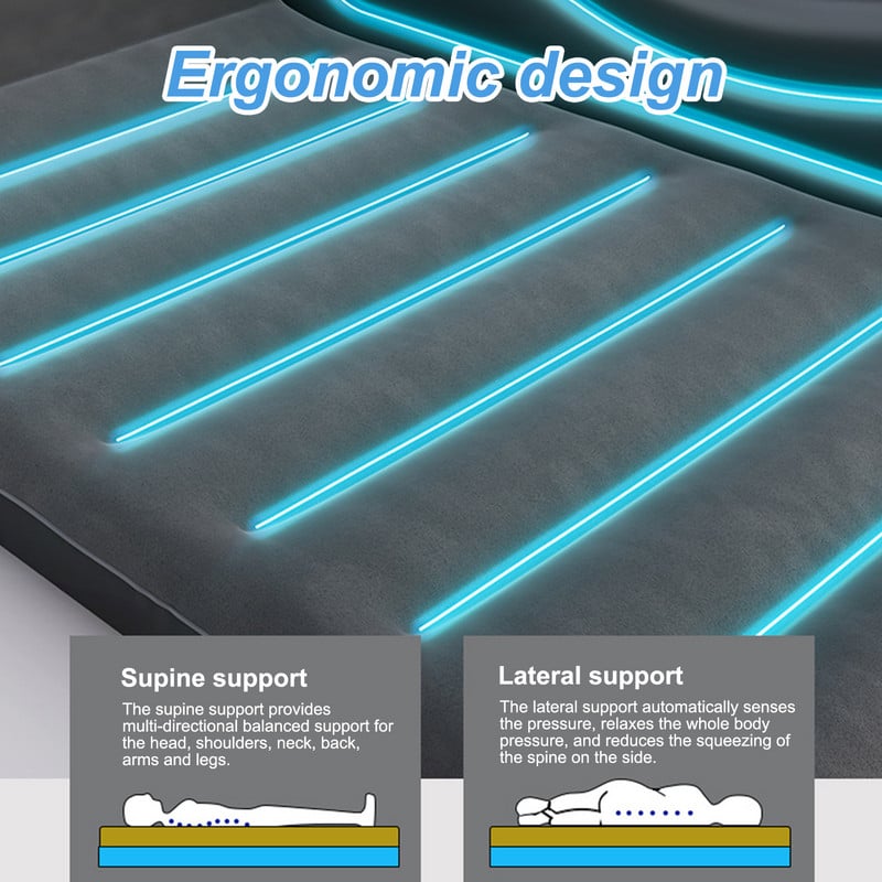 Automobilski zračni madrac na napuhavanje u stražnjem redu Podloga za spavanje za putovanje u automobilu Krevet za putovanje u automobilu Vanjska prostirka za kampiranje Automobil Iatable Krevet Dodaci za automobil