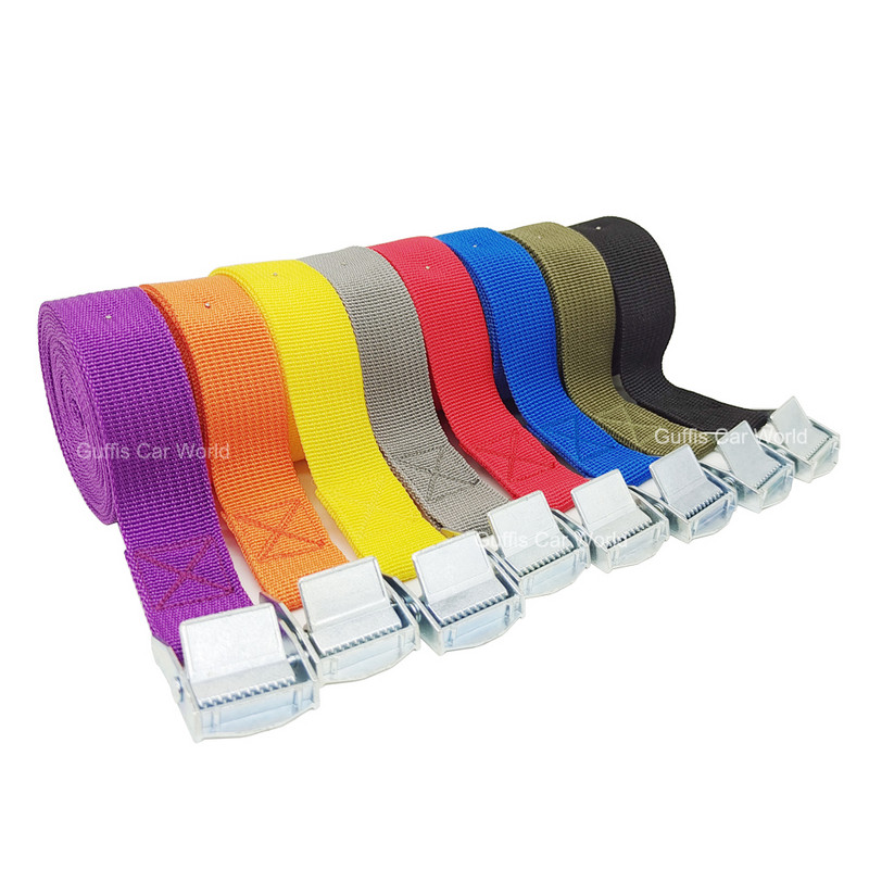 6 vnt. 3M krovinių dirželiai su tvirtinimo sagtimi, skirti automobilio stogo bagažinei, motociklo dviračio bagažui, baidarių kroviniams pririšti, tvirtiems reketiniams diržams