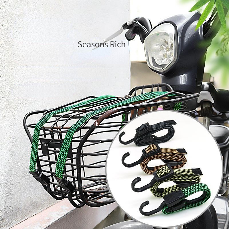 Naujos tamprės Guminės bagažo virvės, kabliukai, dviračiai, lynai, dviračiai, bagažinės, stogo bagažinės diržas, fiksuotas kabliuku Automobilių priedai