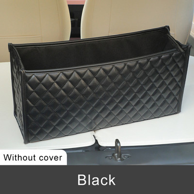 Mini autó csomagtartó tárolódoboz vízálló PU bőr pánt rendszerező autóban összecsukható tárolóeszköz táska autó tárolódoboz