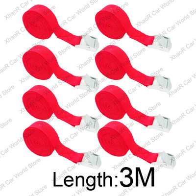 8 vnt / partija 3M sagtimi surišami diržai, skirti automobilio motociklui