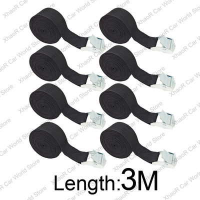 8 vnt / partija 3M sagtimi surišami diržai, skirti automobilio motociklui