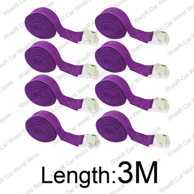 8 vnt / partija 3M sagtimi surišami diržai, skirti automobilio motociklui