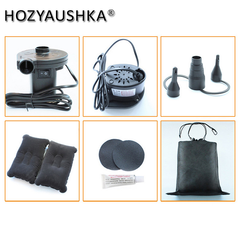 Cearșafuri de pernă de aer pentru oameni acasă Saltea dublă cu aer plus pernă atmosferică groasă pat portabil de aer în aer liber