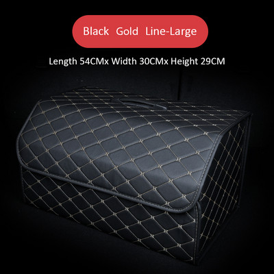 Automobilio bagažinės laikymo dėžė Sulankstoma automobilio bagažinės laikymo tvarkyklė Didelės talpos automatinis daugiafunkcis įrankis Sandėliavimo krepšys Tvarkymas Oda