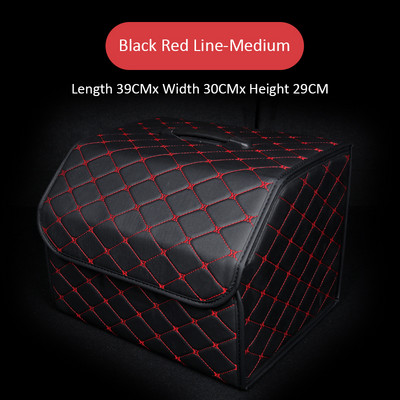 Automobilio bagažinės laikymo dėžė Sulankstoma automobilio bagažinės laikymo tvarkyklė Didelės talpos automatinis daugiafunkcis įrankis Sandėliavimo krepšys Tvarkymas Oda