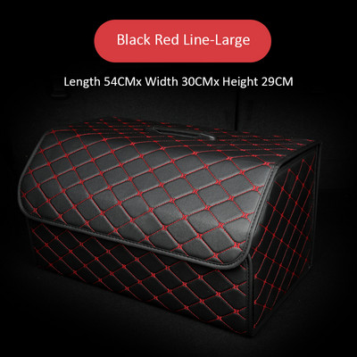 Automobilio bagažinės laikymo dėžė Sulankstoma automobilio bagažinės laikymo tvarkyklė Didelės talpos automatinis daugiafunkcis įrankis Sandėliavimo krepšys Tvarkymas Oda