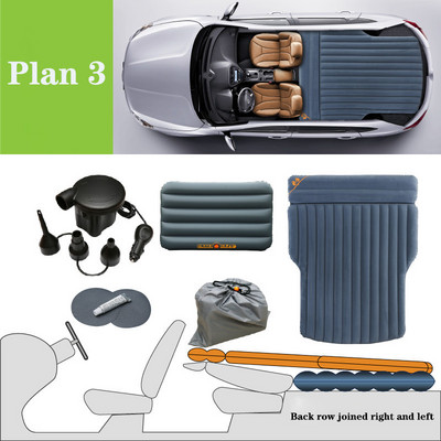 Naujas automatinis pripučiamas čiužinys su PVC, skirtas hečbekui automobilinei lovai automobilinei pneumatinei lovai pripučiamam čiužiniui